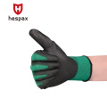 Hspax Labour Gloves Grüne PU -Nylonbaugruppe Elektronisch